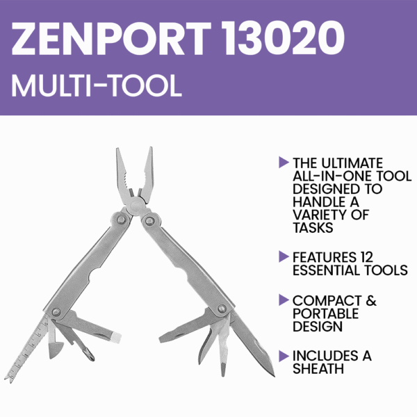 Zenport 13020 Multi-Tool with Nylon Sheath