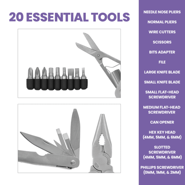 Zenport 13028 20-Function with Case Multi-Tool