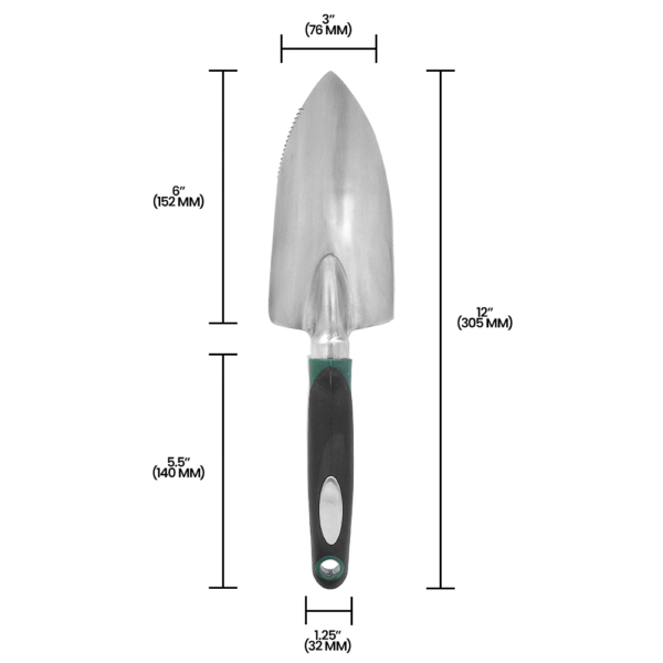 Zenport 15308B Aluminum Digging Trowel