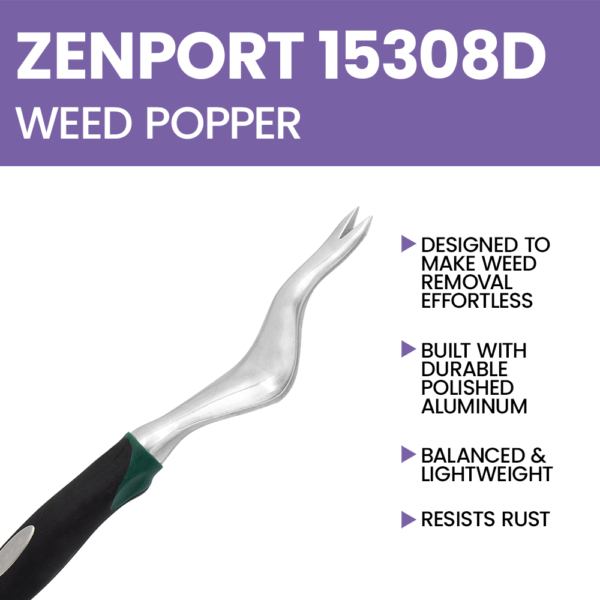 Zenport 15308D Grubber Weed Popper - 12-Inch