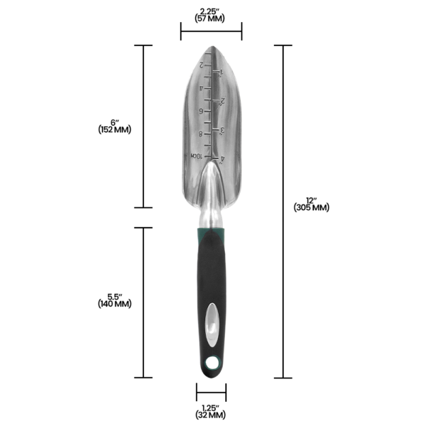 Zenport 15308C Transplanting Trowel with Cushion Grip