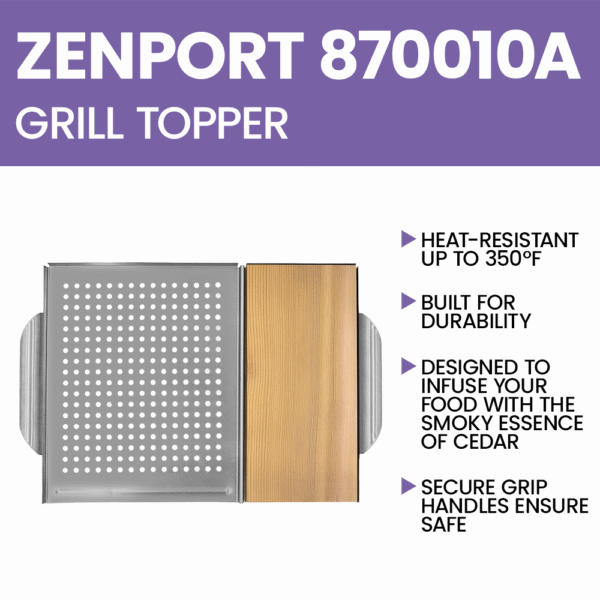Zenport 870010A Grill Plank Topper