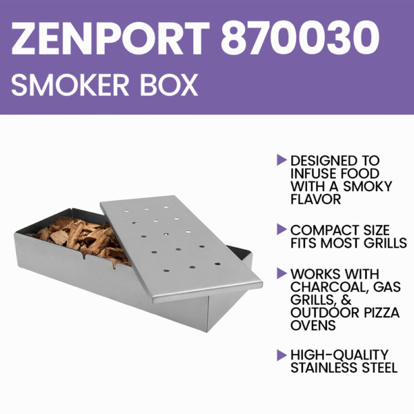 Zenport 870030 Wood Chip Smoker Box