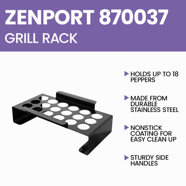Zenport 870037 Non-Stick Chili Pepper Grill Rack