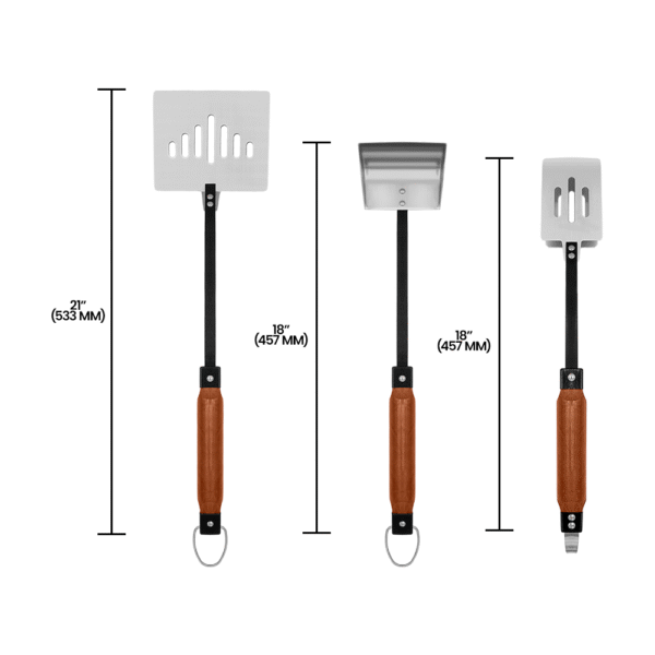 Zenport 880001 3-Piece Barbeque Multi Tool Grill Set