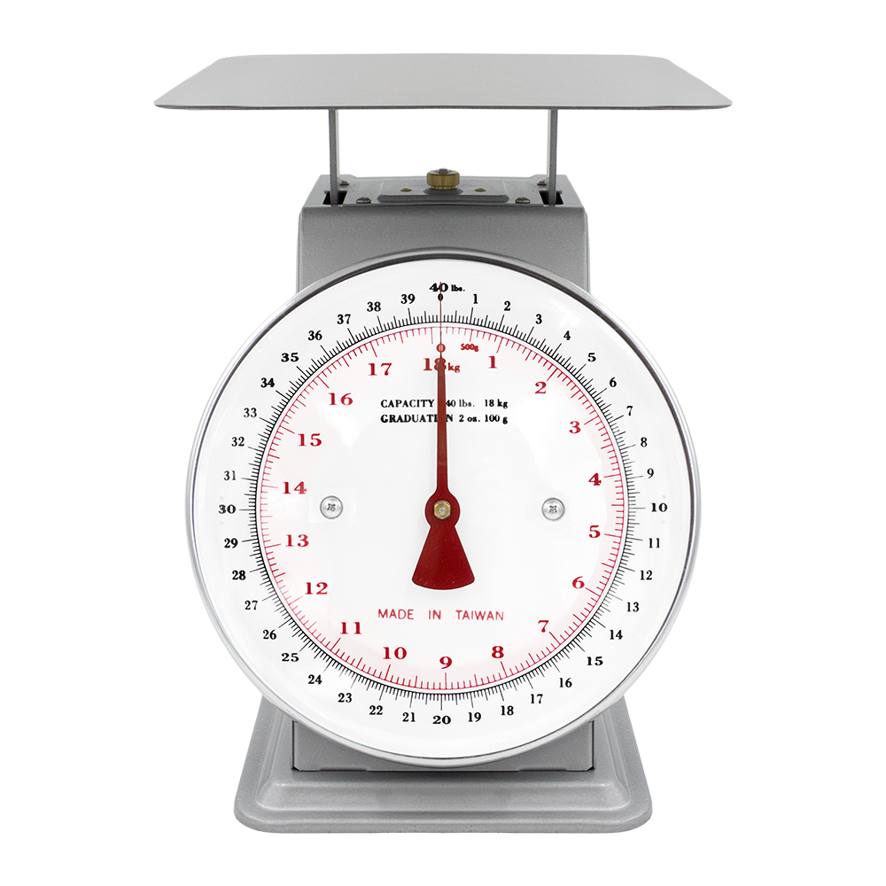 Zenport AZD40 Platform Mechanical Dial Scale, 40-Pound