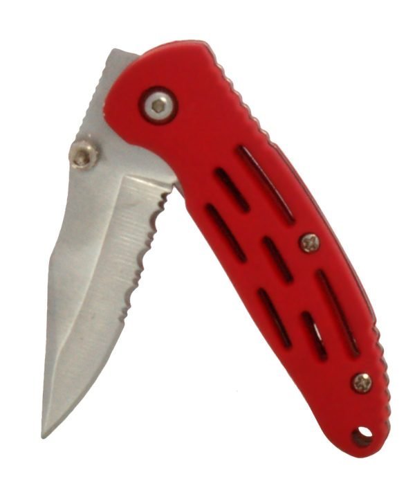 Zenport CSK7021 Deluxe Folding Pocket Knife, Half Serrated Blade, 2.75-Inch