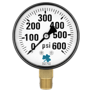 Zenport DPG600 Dry Air Pressure Gauge, 600 PSI