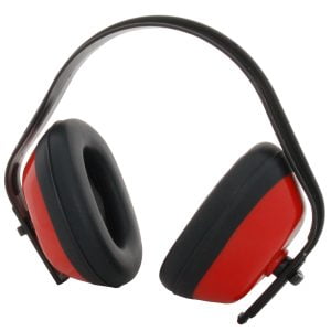 Zenport EM101 Standard Ear Muffs, Red/Black