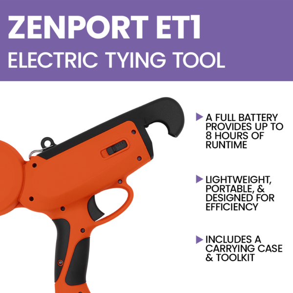 Zenport ET1 Electric Hand-Held Plant Twist Tie Machine