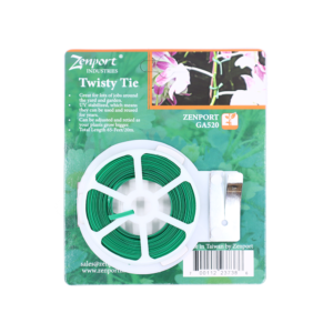 Zenport GA520 Garden Twisty Plant Tie, 65-Feet