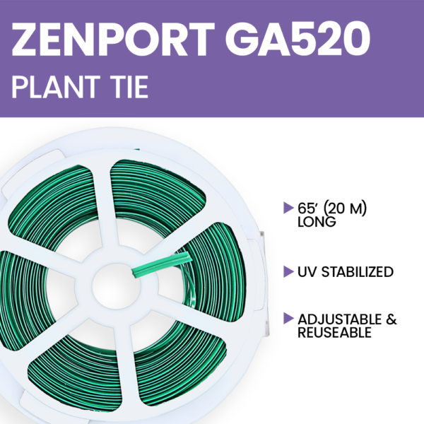 Zenport GA520 Garden Twisty Plant Tie, 65-Feet