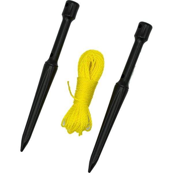 Zenport GA711 Planting Line Stake Holder Set and 50-foot Nylon Cord