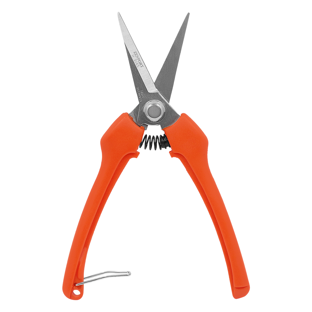 Zenport H306S Euro Style Harvest Shear, Straight Stainless Steel Blade