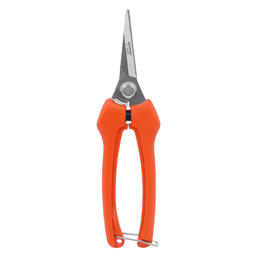 Zenport H306S Euro Style Harvest Shear, Straight Stainless Steel Blade