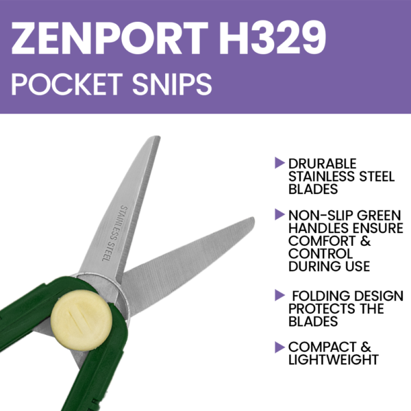 Zenport H329 Fold-Away Pocket Snips