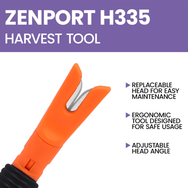 Zenport H335 Grape Razor Fork Harvest Tool with Replaceable Blade