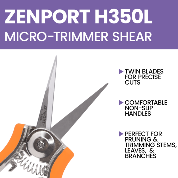 Zenport H350L Micro-Trimmer Shear with Twin Blade