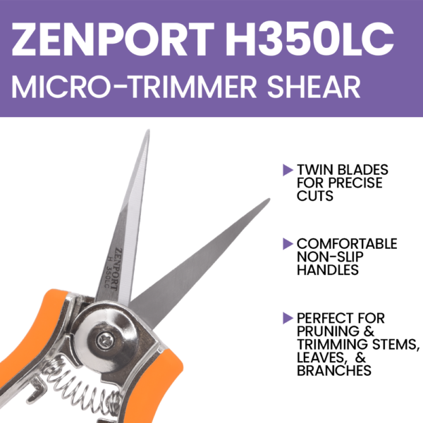 Zenport H350LC Micro-Trimmer Shear with Curved Twin Blade