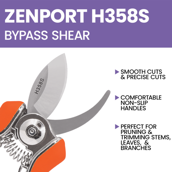 Zenport H358S Micro Trimmer Bypass Shear, 6-Inch