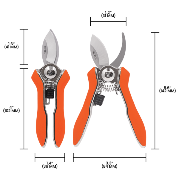 Zenport H358S Micro Trimmer Bypass Shear, 6-Inch