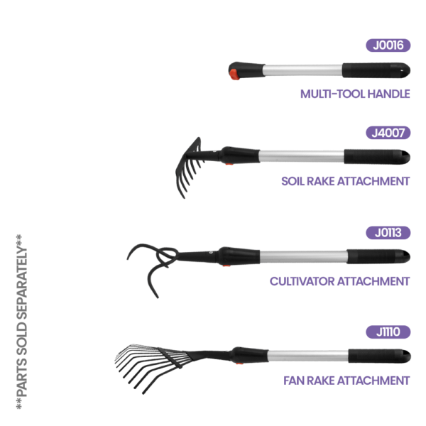 Title: Zenport J1110 Cultivator and Rake Garden Multi Tool - Zenport