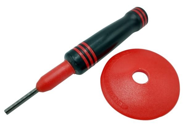 Zenport J31 Tungsten Carbide Sharpener, Red