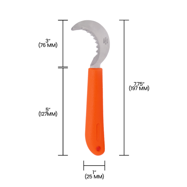 Zenport K101M Mini Harvest Utility Hook Knife, Grape And Melon