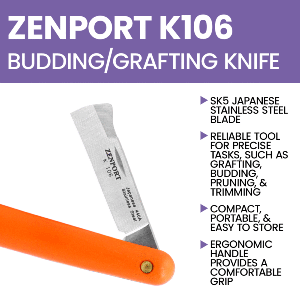 Zenport K106 Grafting and Budding Folding Knife