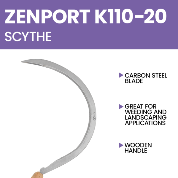 Zenport K110-20 Landscape Scythe, 20-Inch