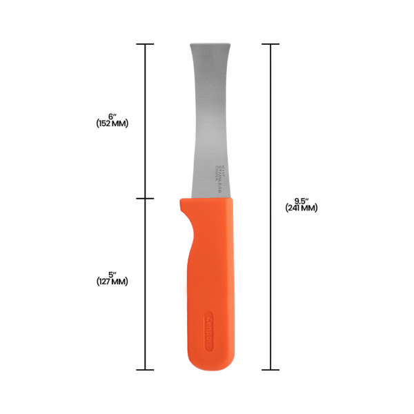 Zenport K117 Crop Harvest Knife, 6-Inch Wavy Blade