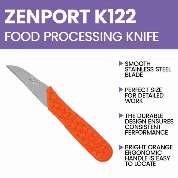 Zenport K122 Food Processing Knife, 2-Inch Blade