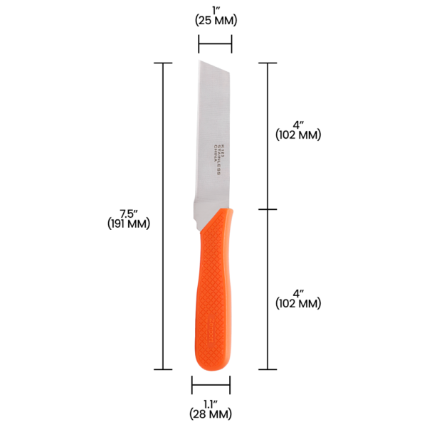 Zenport K123 Food Processing Knife, 3.75-Inch Blade