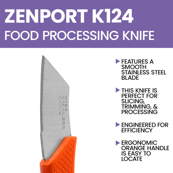 Zenport K124 Food Processing Knife, 2-Inch Blade