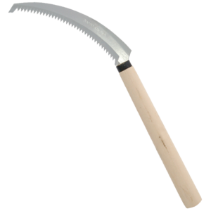 Zenport K204 Harvest Knife Weeding Sickle with Wood Handle, Stainless Steel Blade