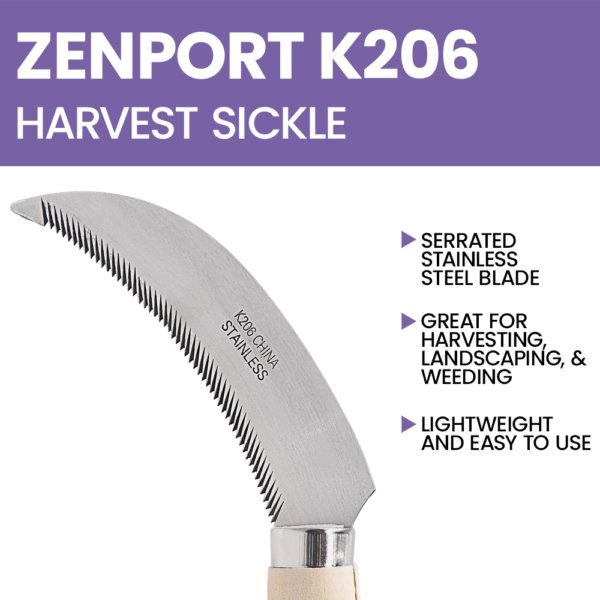 Zenport K206 Harvest Sickle