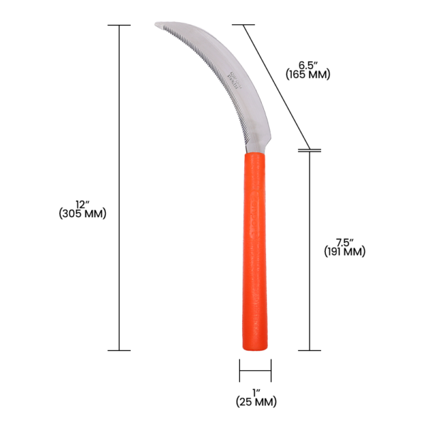 Zenport K208P Harvest Sickle with Plastic Handle