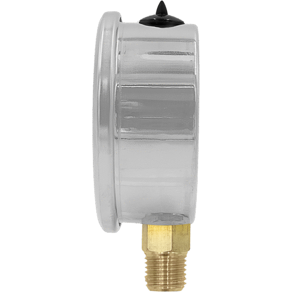Zenport LPG160 Glycerin Liquid Filled Pressure Gauge, 160 PSI