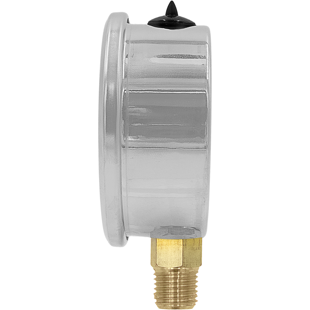 Zenport LPG600 Glycerin Liquid Filled Pressure Gauge, 600 PSI