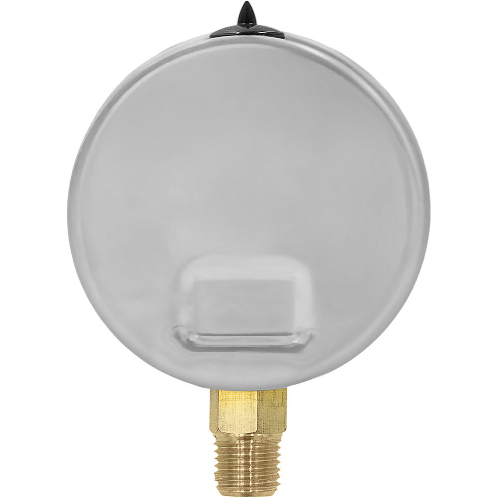 Zenport LPG600 Glycerin Liquid Filled Pressure Gauge, 600 PSI