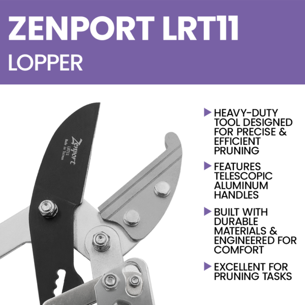 Zenport LRT11 Telescopic Ratchet Anvil Lopper