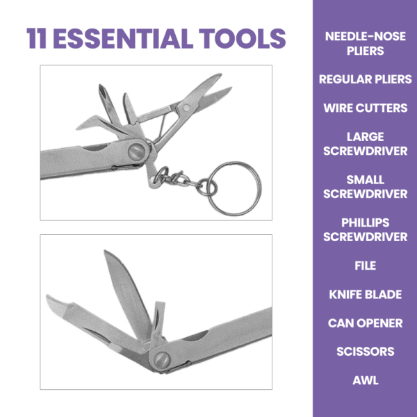 Zenport MFT27 12-Function Multi-Tool, Mini