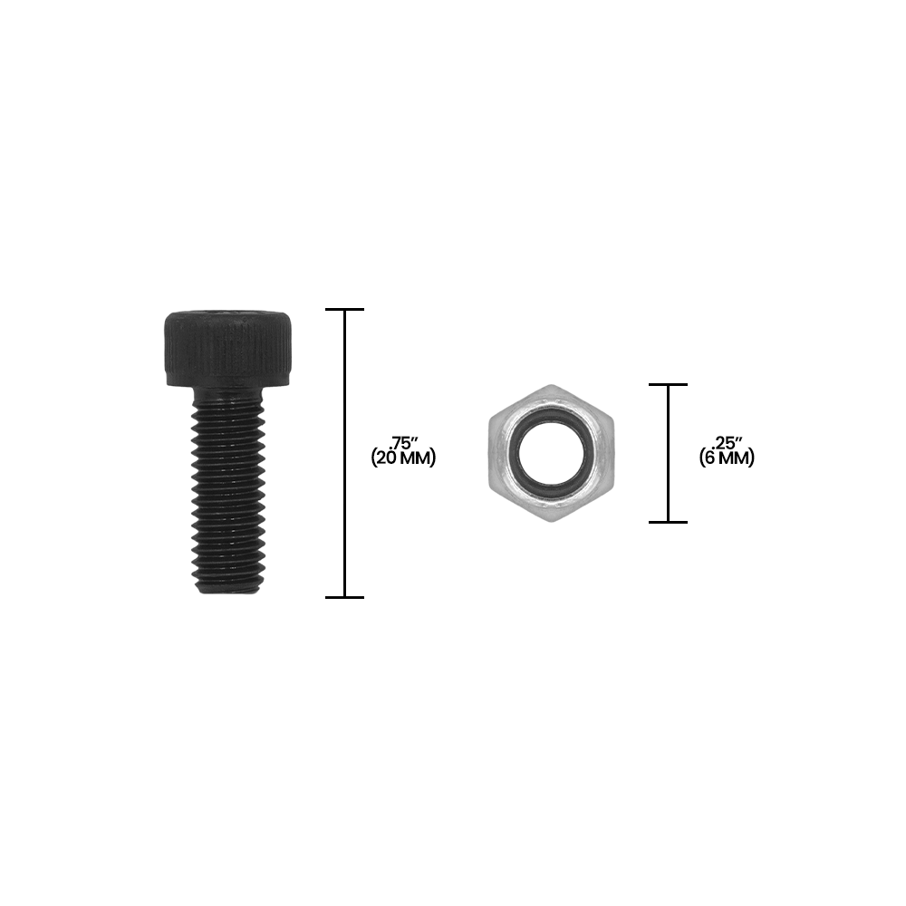 Zenport MV20-411 Replacement Handle Bolt and Nut Set
