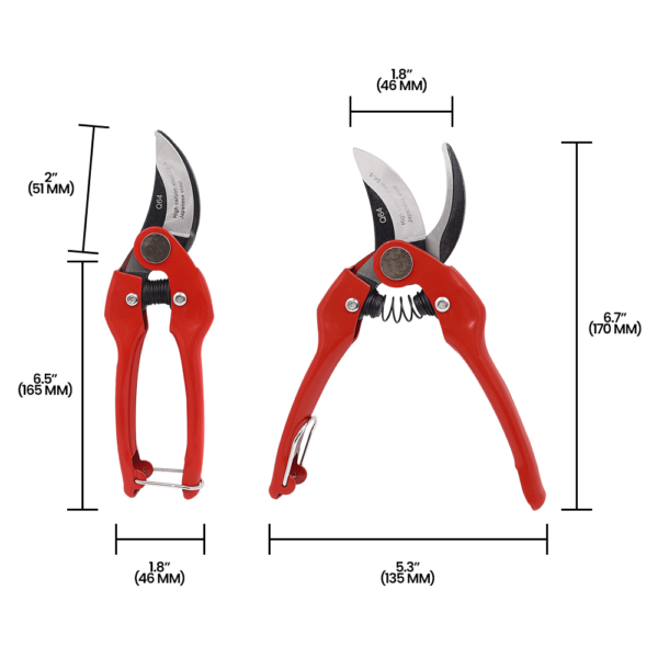 Zenport Q64 Heavy Duty Professional Pruner, 7-Inch