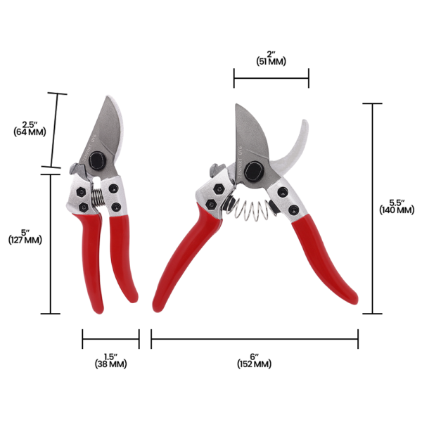 Zenport QV6 Pruning Shear, 6-Inch