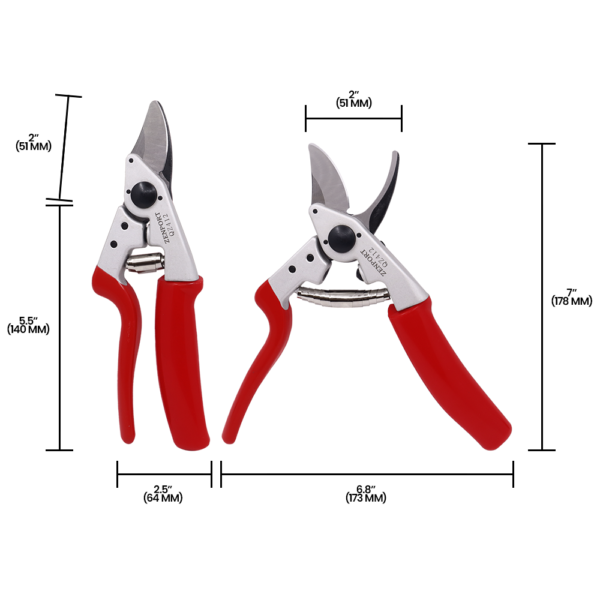 Zenport QZ412 Small Rotating Professional Pruner, 7.25-Inch