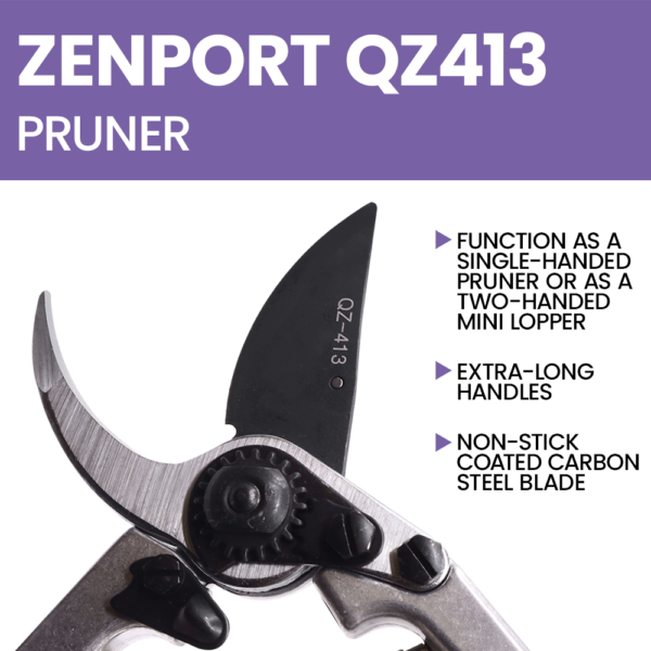 Zenport QZ413 Pruning Shears, Extra Long Handle