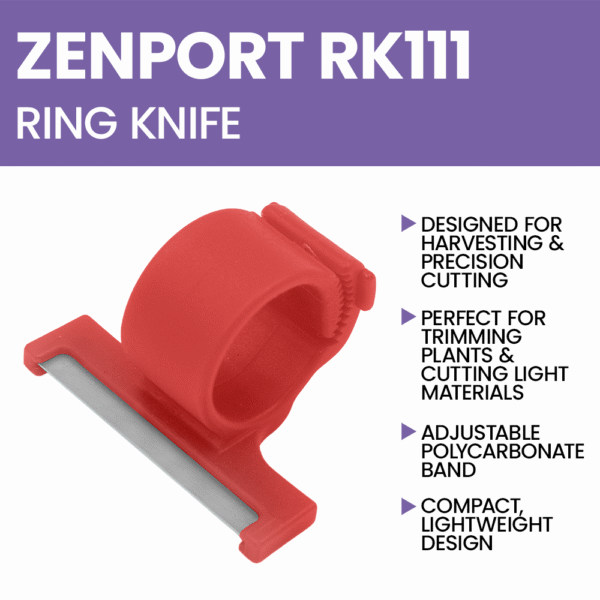 Zenport RK111 Adjustable Ring Knife, Straight Blade
