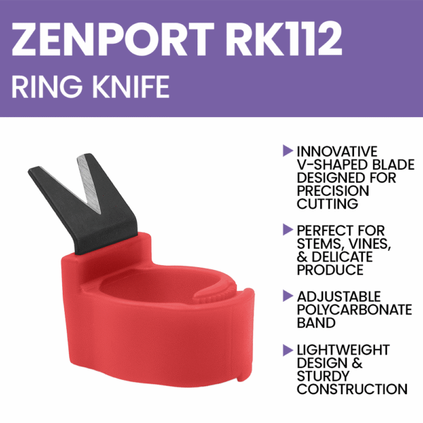 Zenport RK112 Adjustable Ring Knife, V Blade