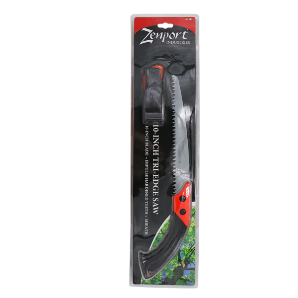 Zenport S250 Hand Pruning Saws with Sheath, 10-Inch